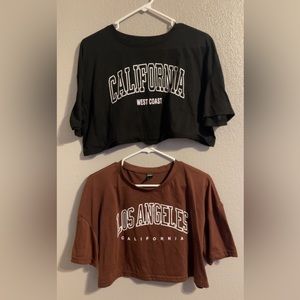 Crop top #19 and #20